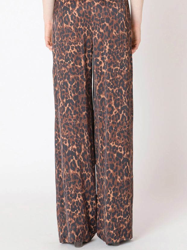 DEX Leopard Print Flowy Pant