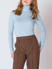 DEX Exposed Seam Long Sleeve Turtleneck