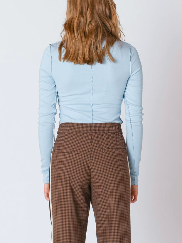 DEX Exposed Seam Long Sleeve Turtleneck