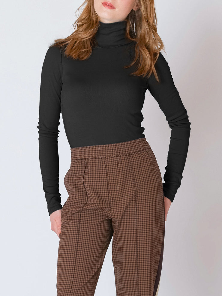 DEX Exposed Seam Long Sleeve Turtleneck