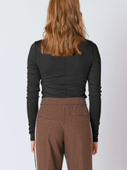 DEX Exposed Seam Long Sleeve Turtleneck