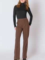 DEX Exposed Seam Long Sleeve Turtleneck