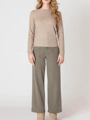 ROOM 34 Boatneck Textured Top