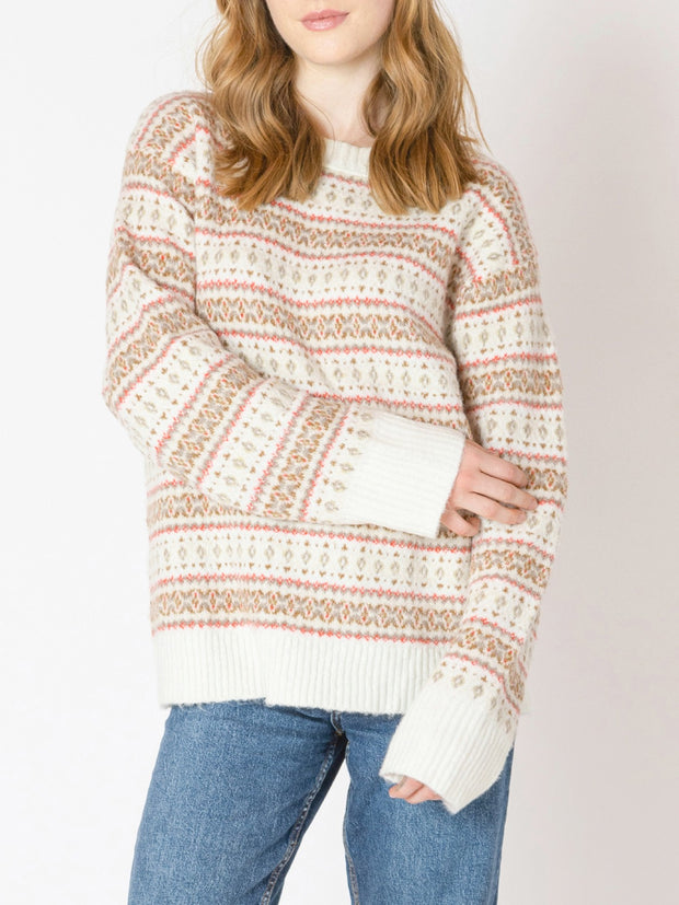 DEX Oversized Patterned Sweater