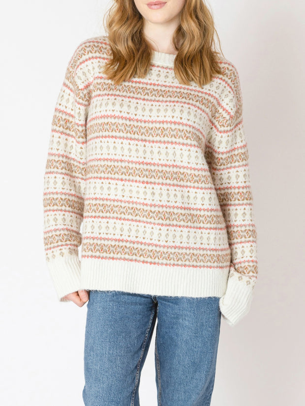 DEX Oversized Patterned Sweater