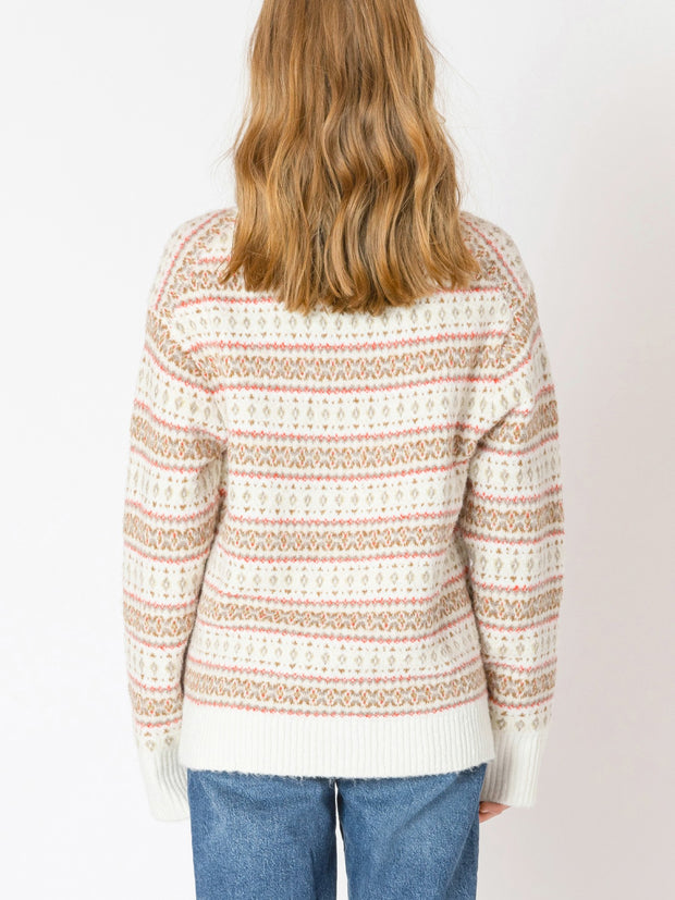 DEX Oversized Patterned Sweater