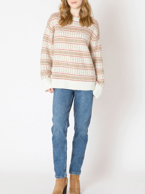 DEX Oversized Patterned Sweater