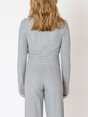 DEX Cable Knit Cardigan & Pant Set