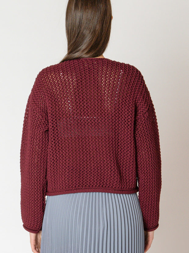 BLACK TAPE Chunky Knit Cardigan