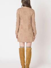 DEX Patterned Sweater Dress