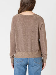 BLACK TAPE Glitter Knit Raglan Top