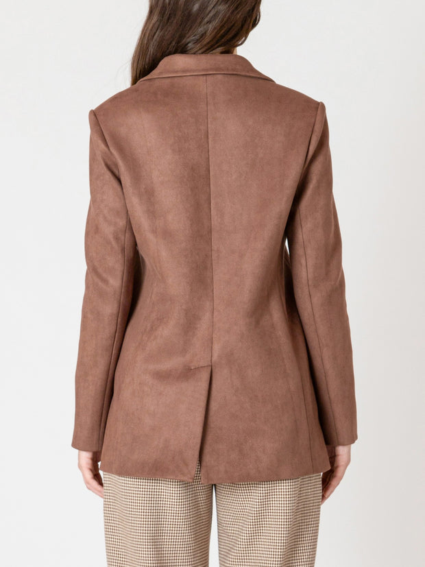 BLACK TAPE Faux Suede Blazer