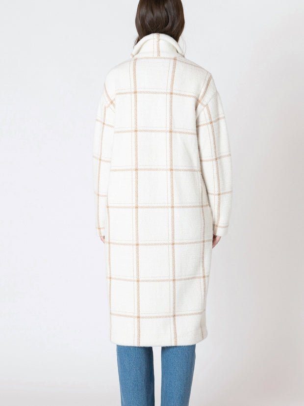 DEX Plaid Soft Long Coat