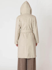 ROOM 34 Belted Hooded Coat