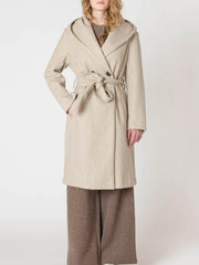 ROOM 34 Belted Hooded Coat