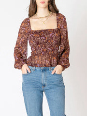 DEX Square Neck Blouse