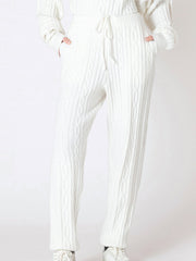 DEX Cable Knit Hooded Sweater and Jogger Set