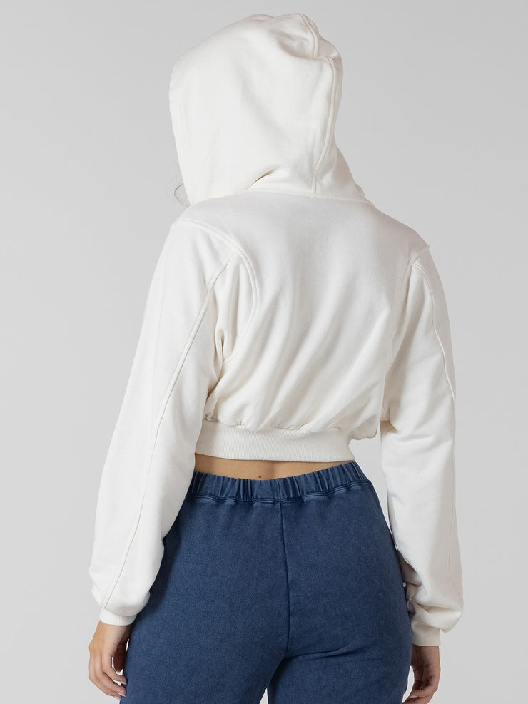 DEX Cropped Zip-Up Hoodie – 27 Boutique