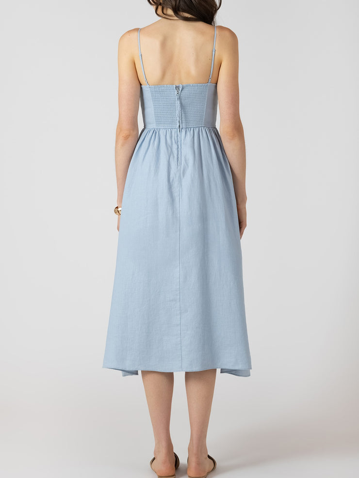 DEX V-Waist Midi Dress – 27 Boutique