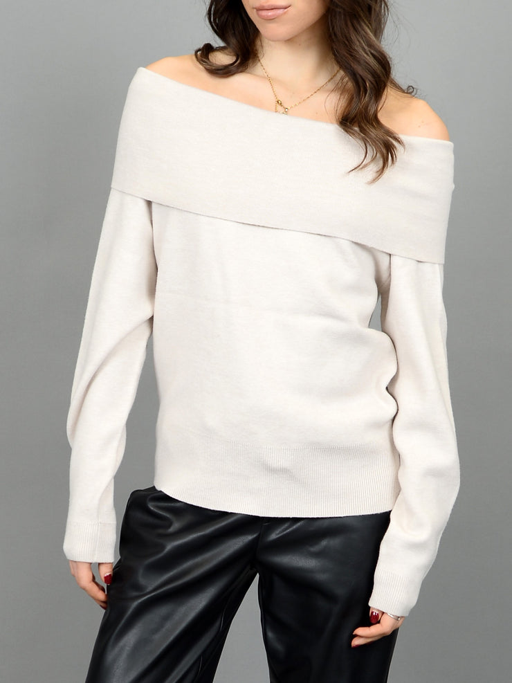 RD STYLE Angelique Off Shoulder Long Sleeve Top