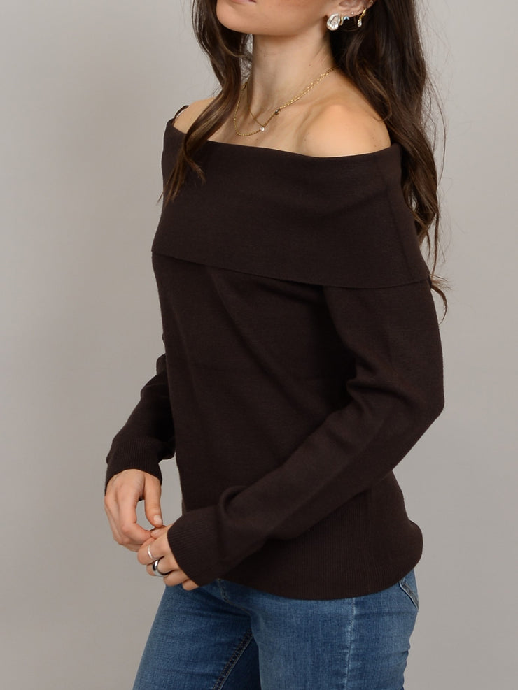 RD STYLE Angelique Off Shoulder Long Sleeve Top