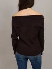 RD STYLE Angelique Off Shoulder Long Sleeve Top