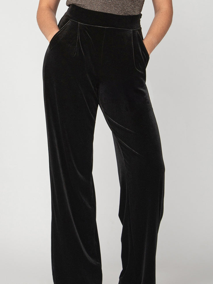 DEX Wide Leg Velvet Pant