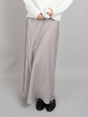 RD STYLE Alicent Long Maxi Silk Skirt