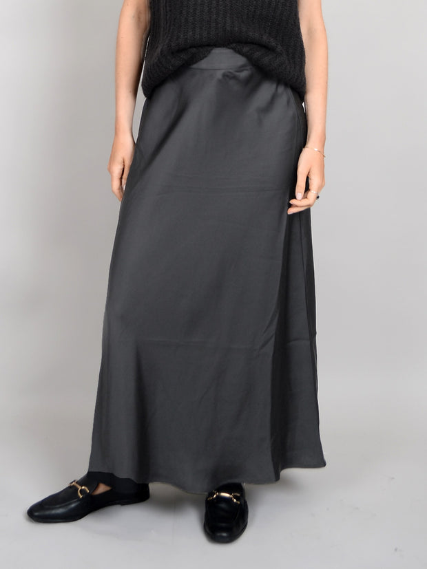 RD STYLE Alicent Long Maxi Silk Skirt