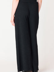 BLACK TAPE Textured Short Sleeve Drop Shoulder Top and Wide Leg Pant Set