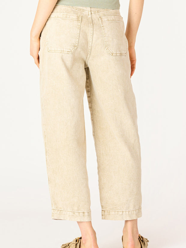 DEX High Rise Cropped Straight Leg Jean