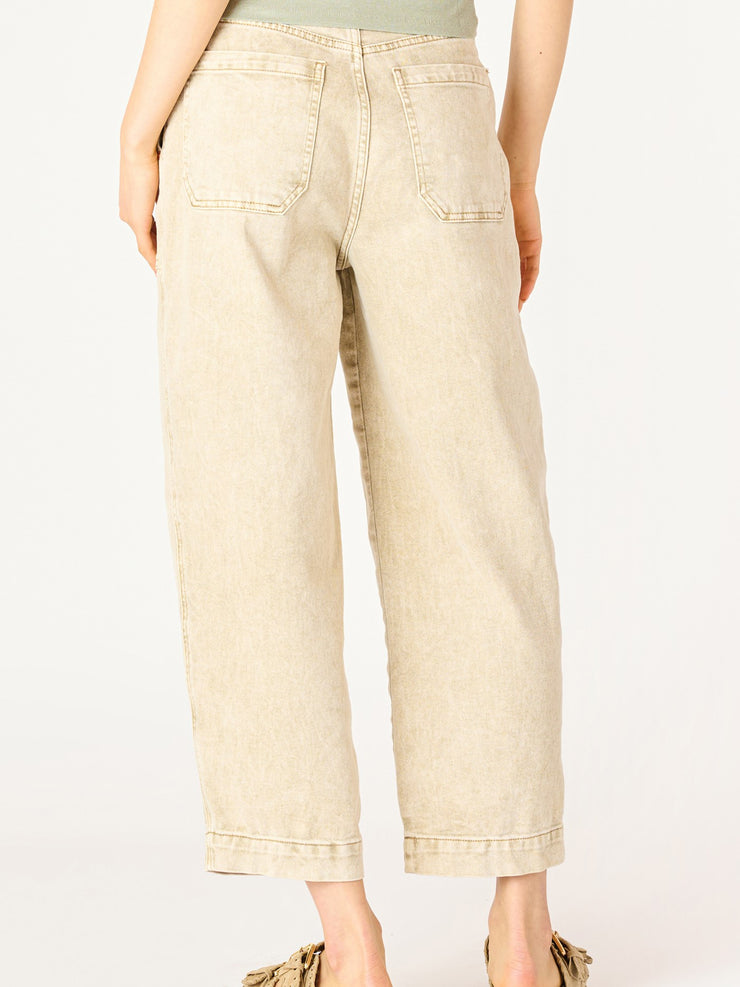 DEX High Rise Cropped Straight Leg Jean