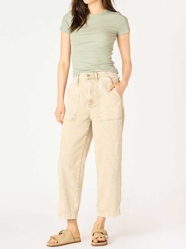 DEX High Rise Cropped Straight Leg Jean