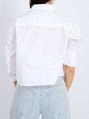 RD STYLE Katie Crop Button-Front Shirt