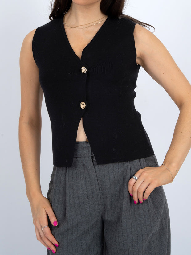 RD STYLE Brooklyn V-Neck Button Front Vest