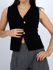 RD STYLE Brooklyn V-Neck Button Front Vest