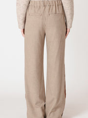 BLACK TAPE Striped Wide Leg Pant