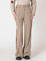 BLACK TAPE Striped Wide Leg Pant