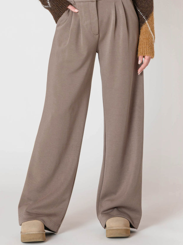 ROOM 34 Wide Leg Knit Trouser