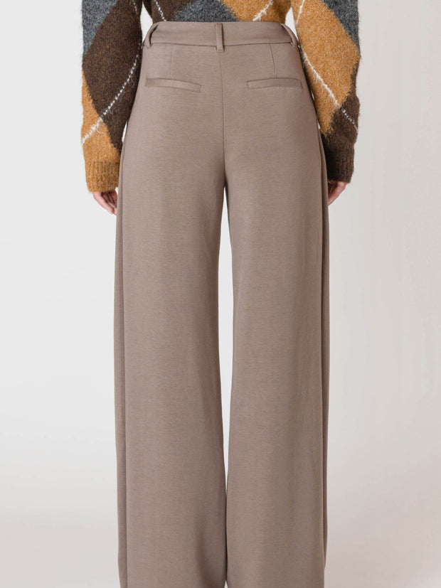 ROOM 34 Wide Leg Knit Trouser