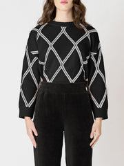 DEX Diamond Check Sweater