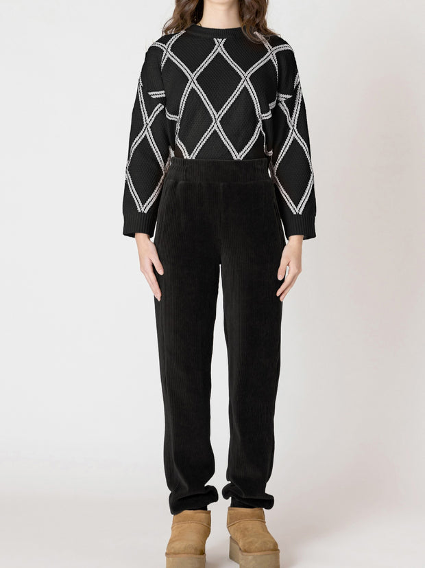 DEX Diamond Check Sweater