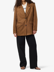 NOISY MAY Laya Faux Suede Blazer