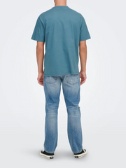 ONLY + SONS Men's Fred Life Short Sleeve Tee