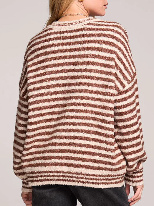 SALTWATE LUXE Autumn Striped Sweater
