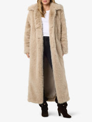NOISY MAY Evie Faux Fur Long Coat