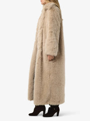 NOISY MAY Evie Faux Fur Long Coat