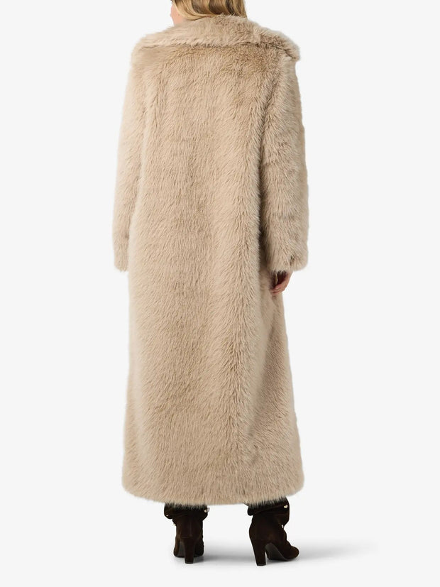 NOISY MAY Evie Faux Fur Long Coat
