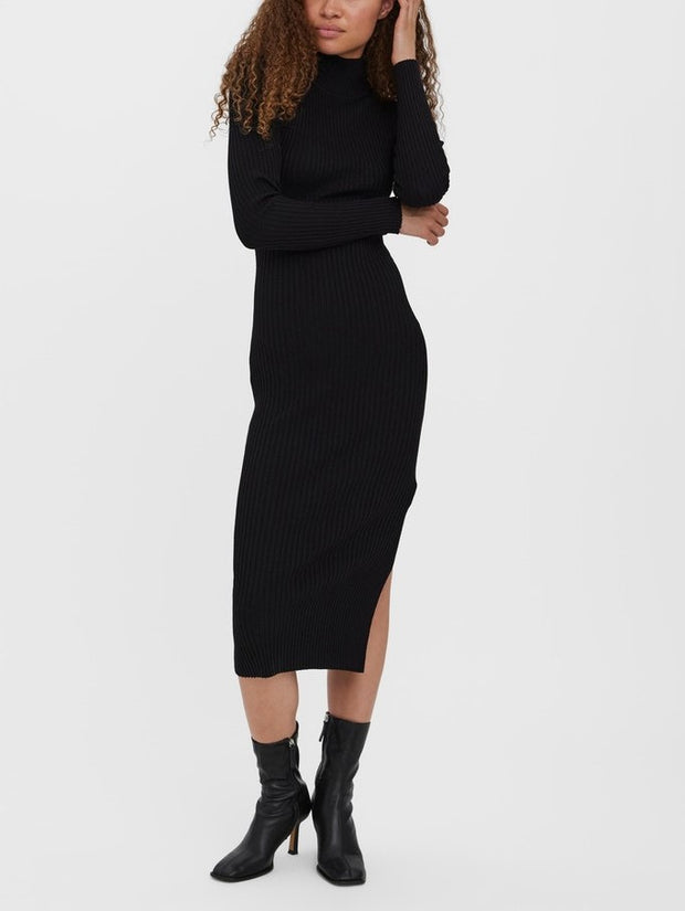 VERO MODA Wyatt High Neck Open Back Dress