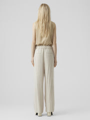 VERO MODA Vivian Wide Leg Linen Pant